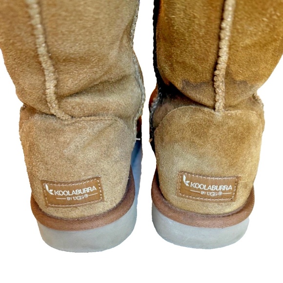 Koolaburra by UGG Style #1017090 Suede/Sheerling Slip On Boots; Tan; Size 9 - Picture 6 of 14